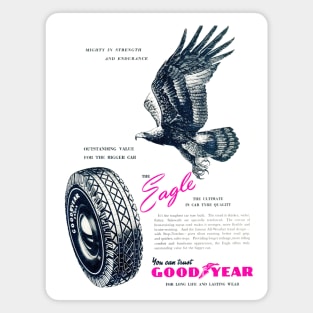 Vintage Goodyear tyre advert Magnet